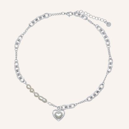 Albie Love Pearl Hybrid Chain Necklace