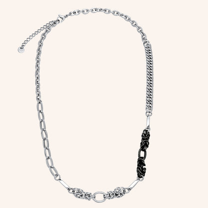 Brighton Hybrid Chain Link Necklace - Smoke