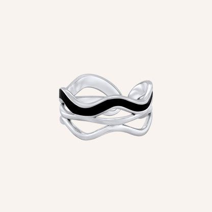 Evra Col Wave Ring - Silver