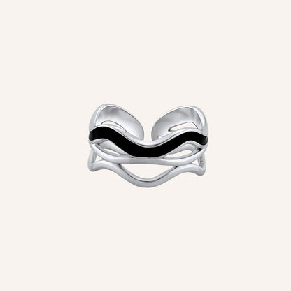 Evra Col Wave Ring - Silver