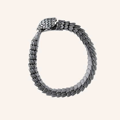 Franco Snake Bracelet - Silver