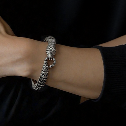 Franco Snake Bracelet - Silver