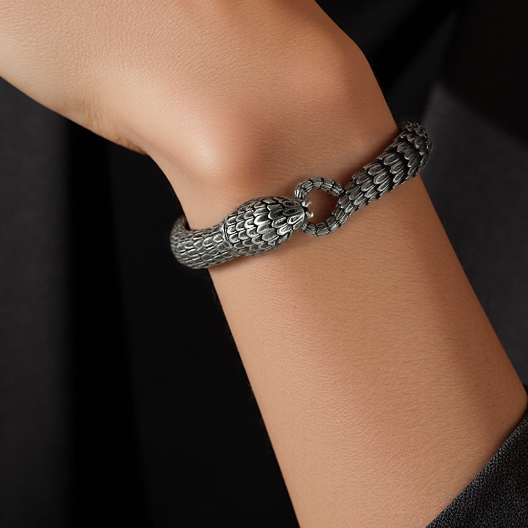 Franco Snake Bracelet - Smoke