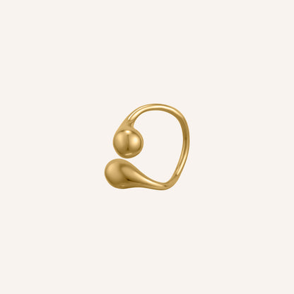 Izumi Drip Lava Ring - Gold