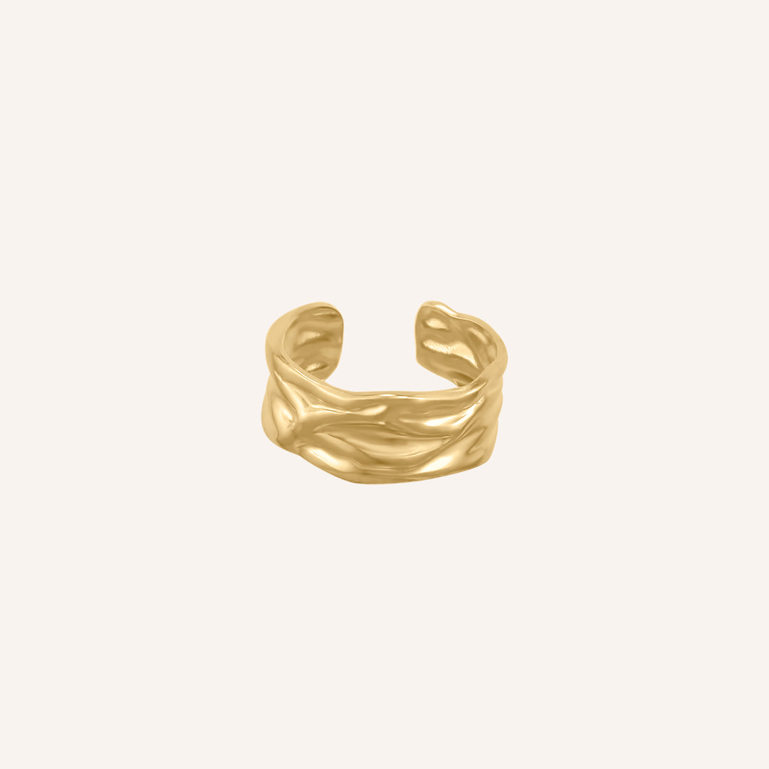 Jagger Lava Band Ring - Gold