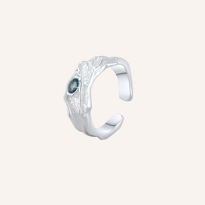 Kaelyn Lava Textured Band Ring