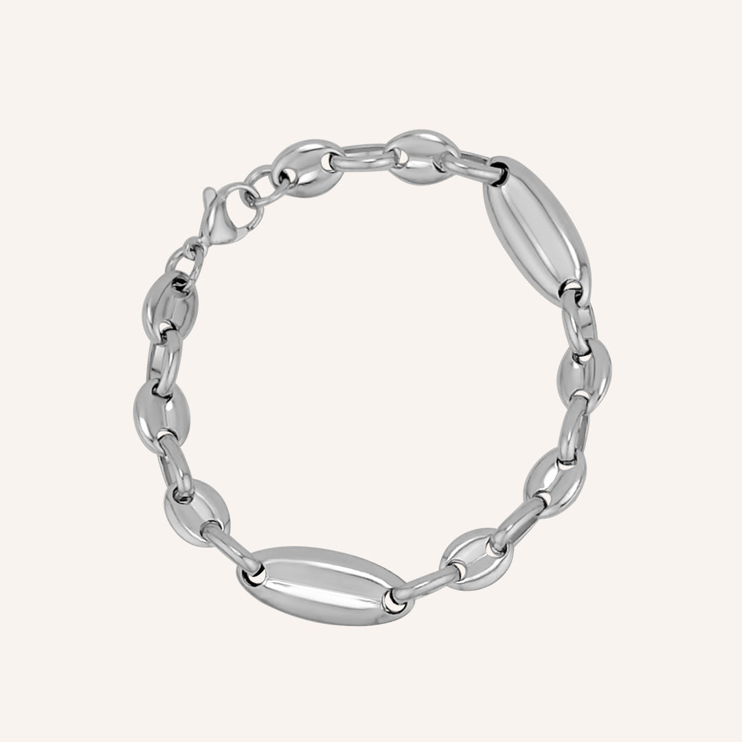 Kingston Her Hybrid Chain Bracelet - Silver