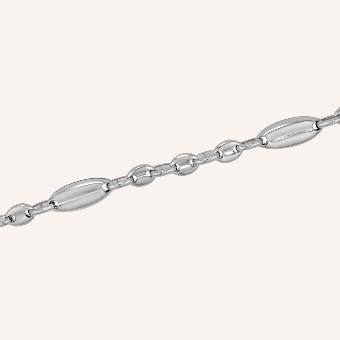 Kingston Her Hybrid Chain Bracelet - Silver