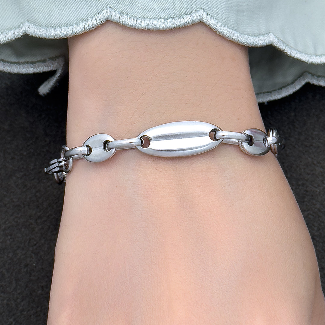 Kingston Her Hybrid Chain Bracelet - Silver