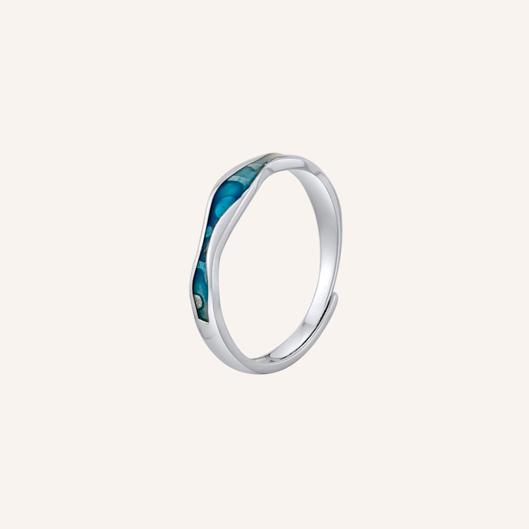 Lois Ocean Wave Ring