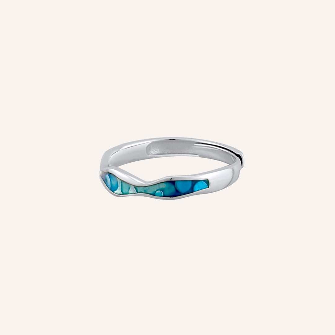 Lois Ocean Wave Ring