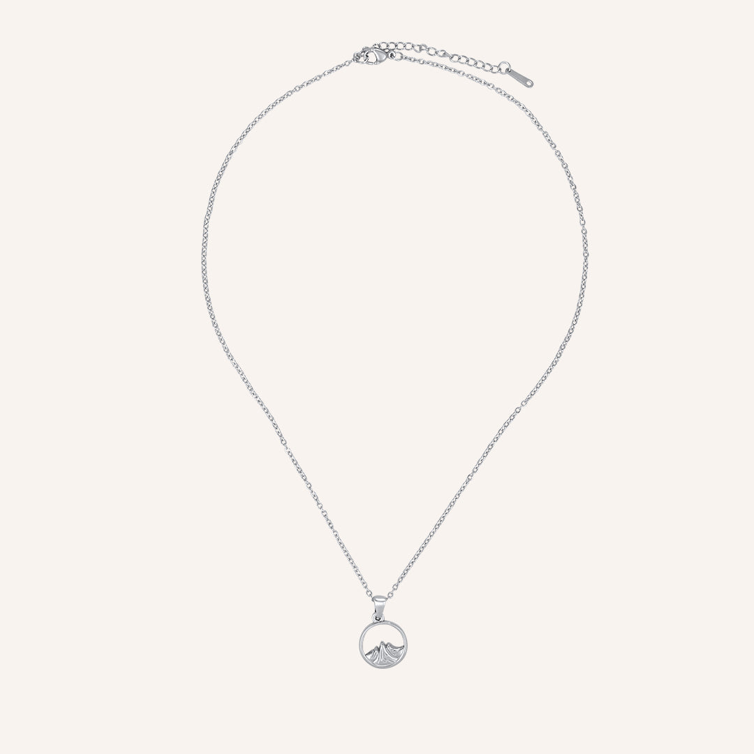 Mervin Mountain Necklace - Silver