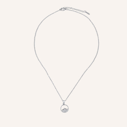 Mervin Mountain Necklace - Silver