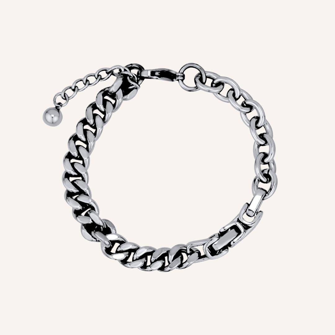 Miles Trio Hybrid Chain Bracelet