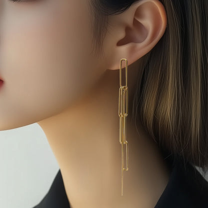 Narella Chain Dangling Earrings