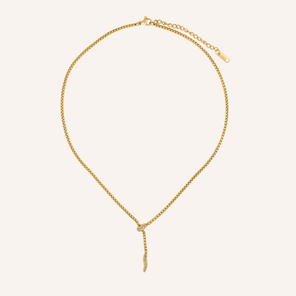 Noira Snake Necklace - Gold