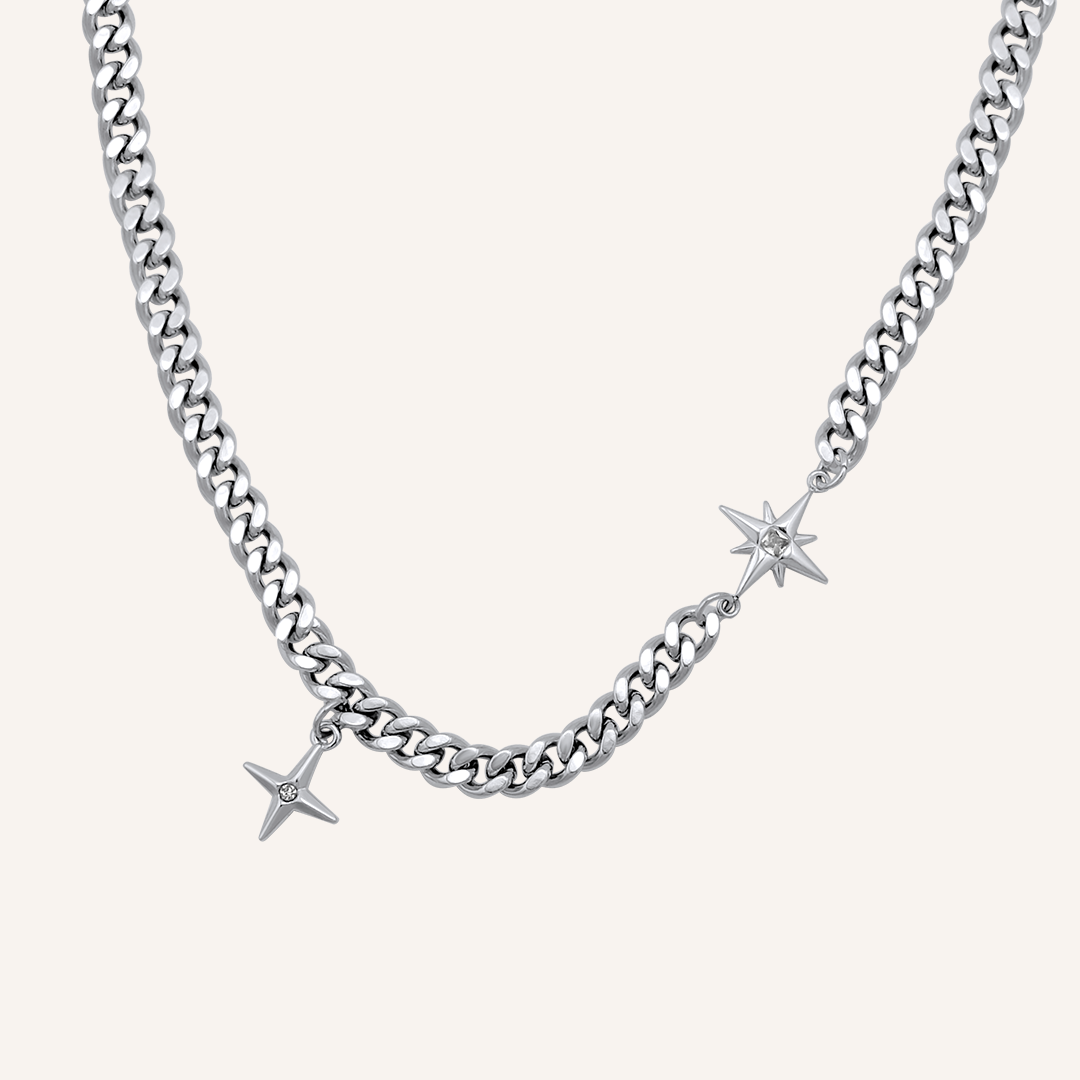 Nova Double Star Hybrid Necklace