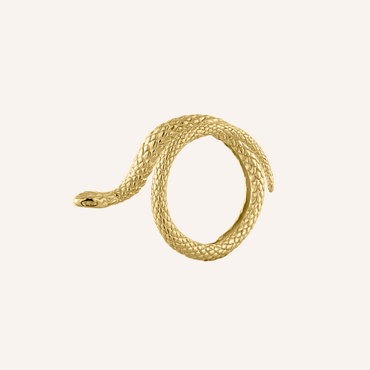 Nylah Snake Ring - Gold