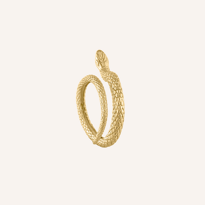 Nylah Snake Ring - Gold